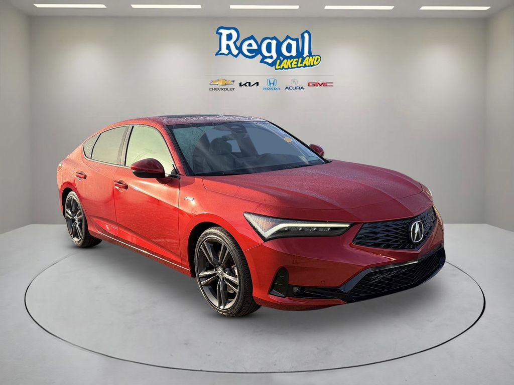 Performance Red Pearl 2023 Acura Integra FWD with Technology and A-SPEC Package Sedan Front-Wheel Drive Continuously Variable Transmission
