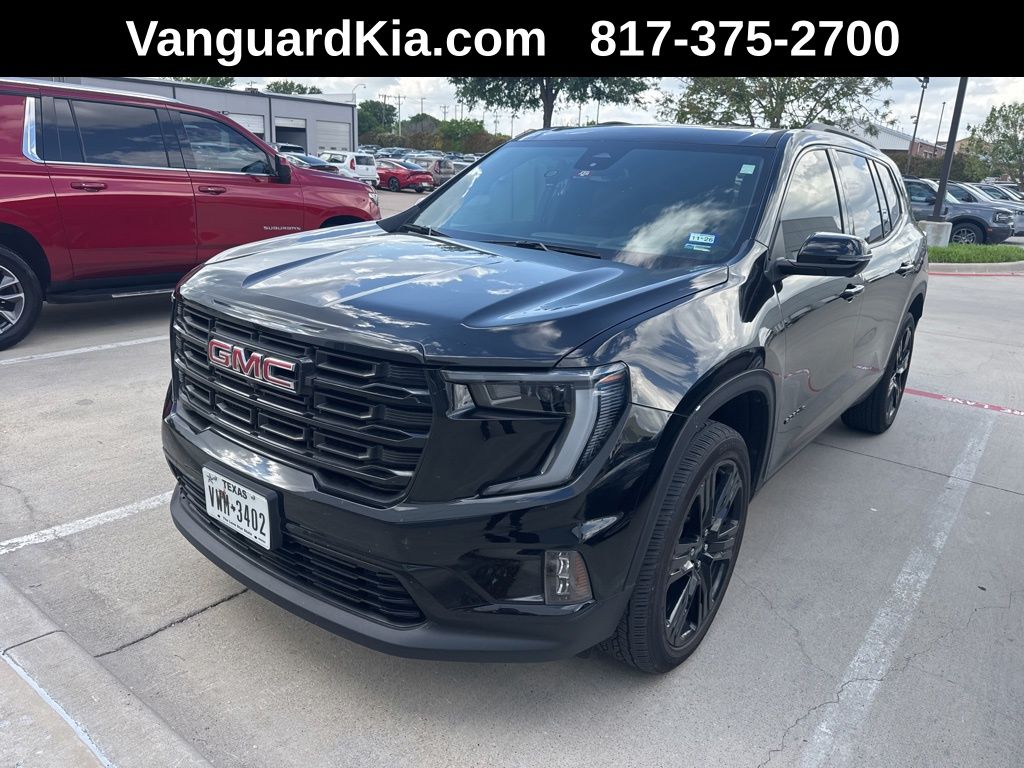 Black (Ebony Twilight Metallic) 2024 GMC Acadia Elevation FWD SUV / Crossover Front-Wheel Drive 8-Speed Automatic