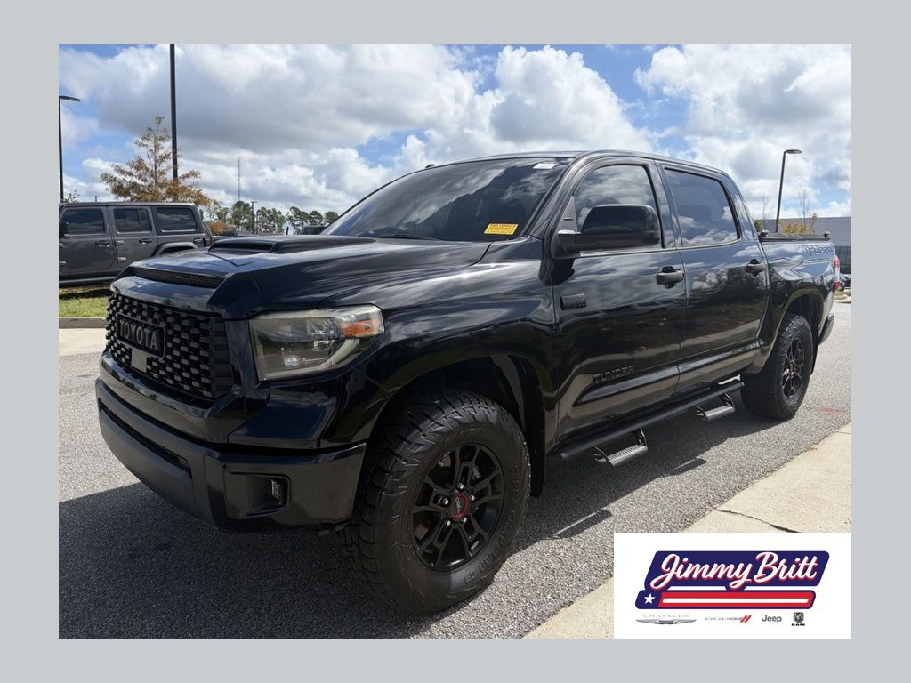 Midnight Black Metallic 2019 Toyota Tundra Pickup Truck Four-Wheel Drive 6-Speed Automatic