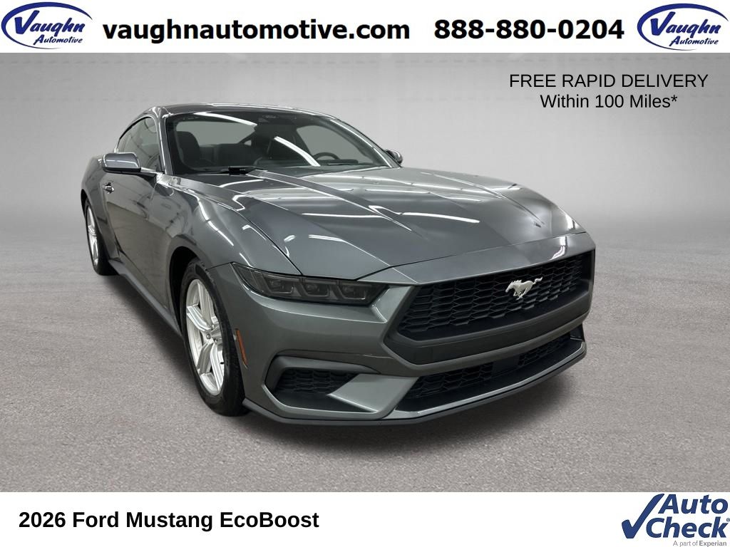 Gray Metallic 2026 Ford Mustang Coupe Rear-Wheel Drive Automatic