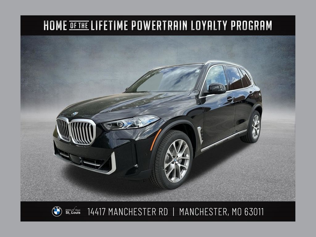 Black Sapphire Metallic 2025 BMW X5 SUV / Crossover All-Wheel Drive 8-Speed Automatic