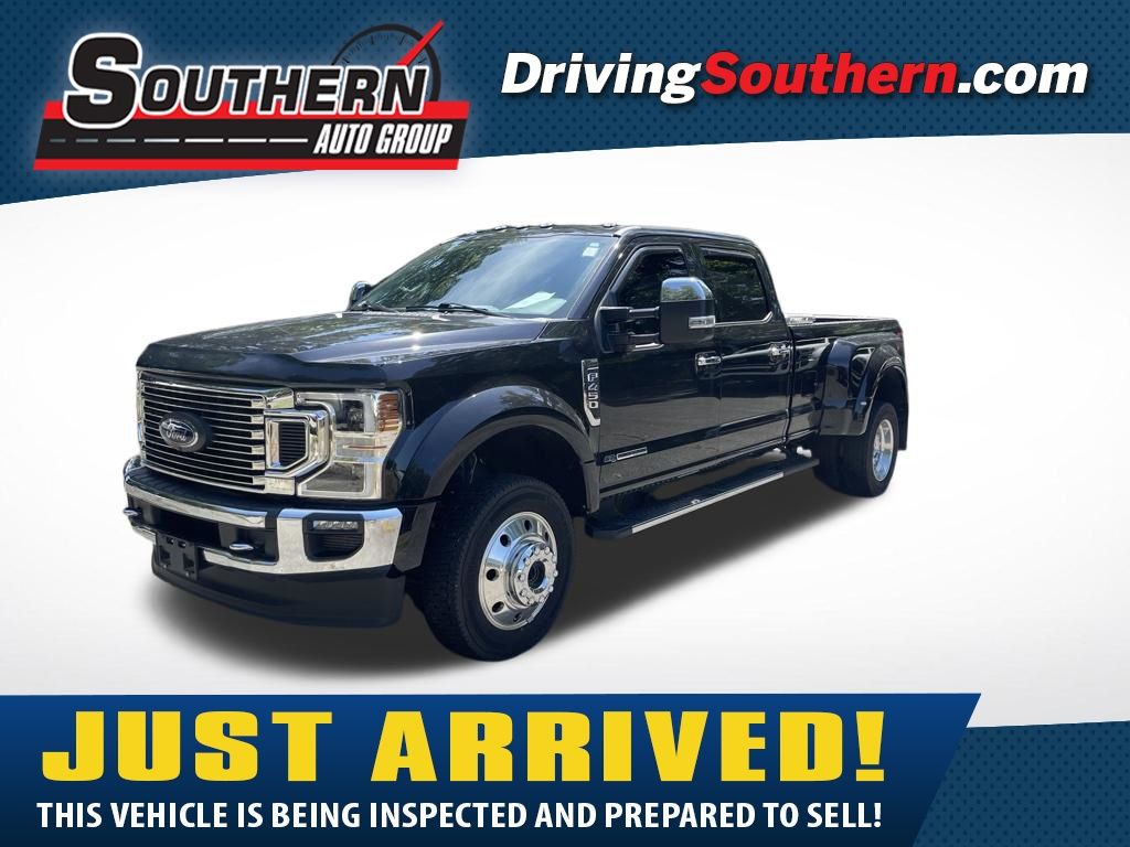 Agate Black Metallic 2020 Ford F-450 Super Duty Pickup Truck Four-Wheel Drive Automatic