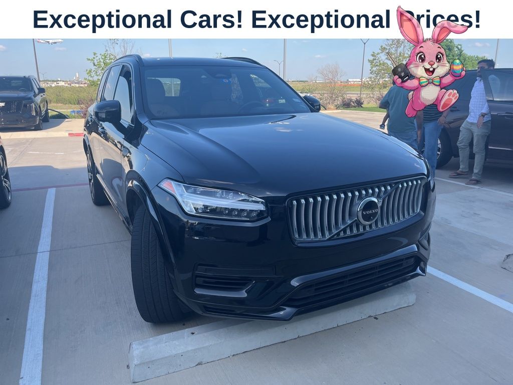 Onyx Black Metallic 2023 Volvo XC90 Recharge T8 Ultimate Bright Theme 7-Passenger eAWD SUV / Crossover All-Wheel Drive Automatic