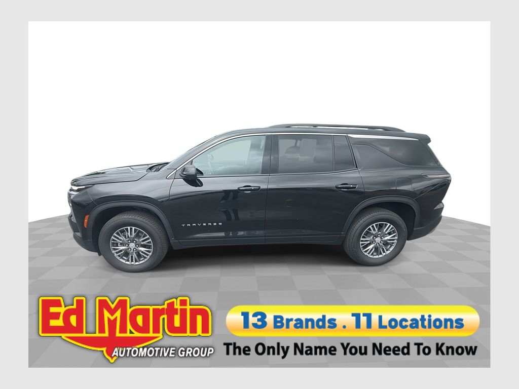 Black Metallic 2025 Chevrolet Traverse SUV / Crossover Front-Wheel Drive 8-Speed Automatic