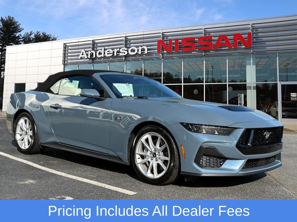 Vapor Blue 2025 Ford Mustang Convertible Rear-Wheel Drive Automatic