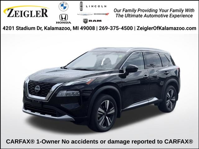 Super Black 2023 Nissan Rogue SUV / Crossover All-Wheel Drive Continuously Variable Transmission