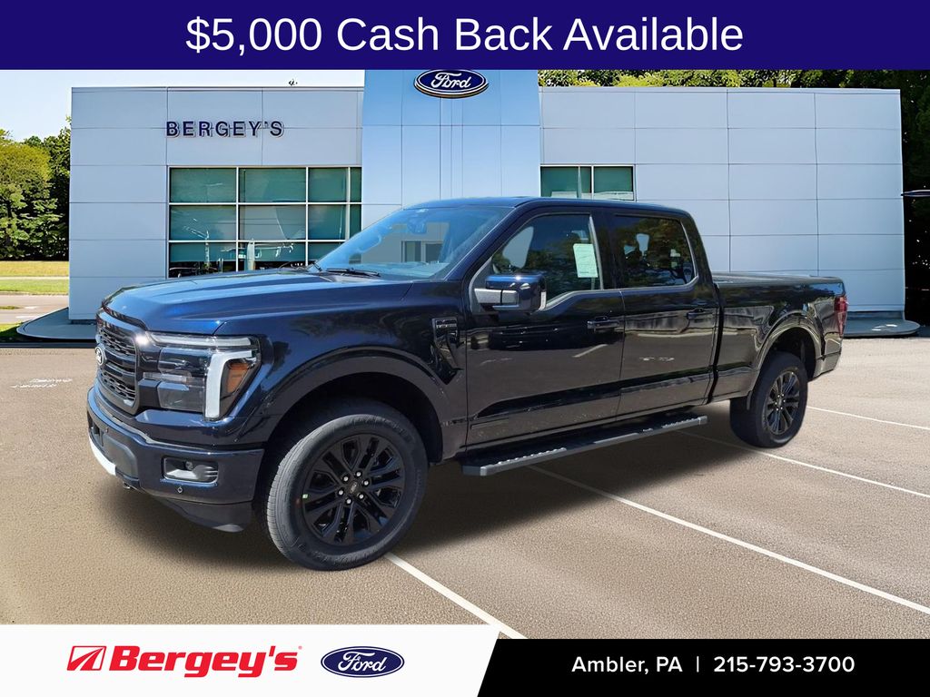 Antimatter Blue Metallic 2026 Ford F-150 Pickup Truck Four-Wheel Drive Automatic