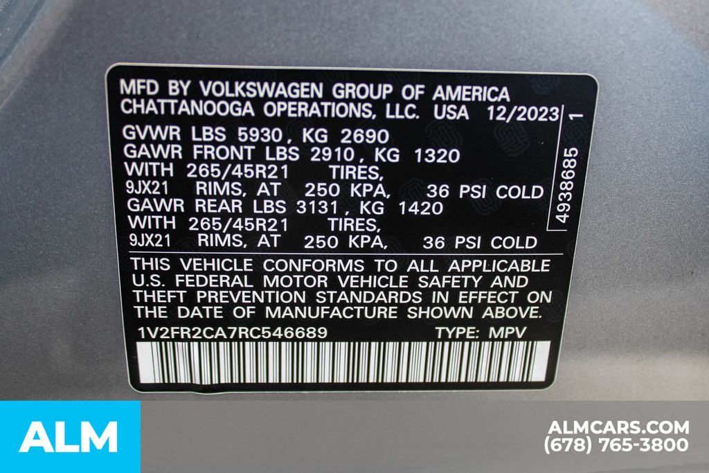 Used 2024 Gray Volkswagen 2.0T SEL Premium R-Line image 35