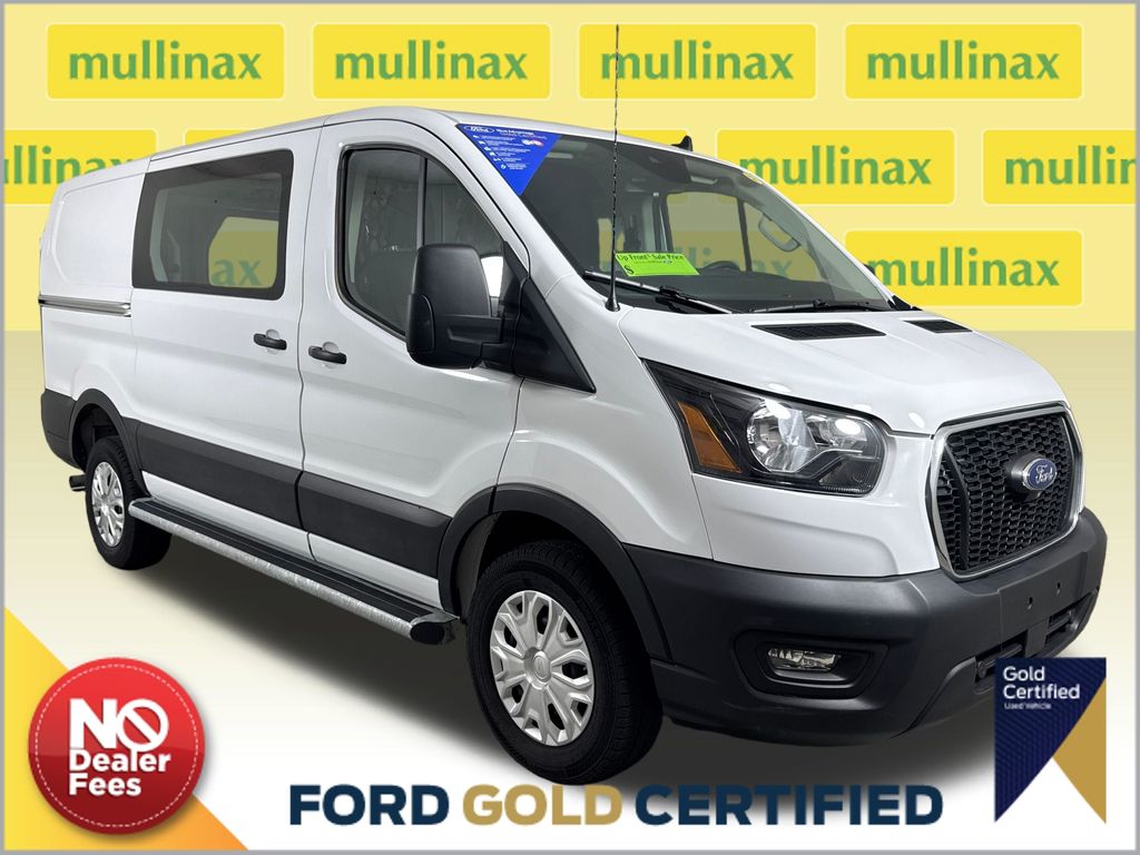 Oxford White 2025 Ford Transit Cargo Van Rear-Wheel Drive