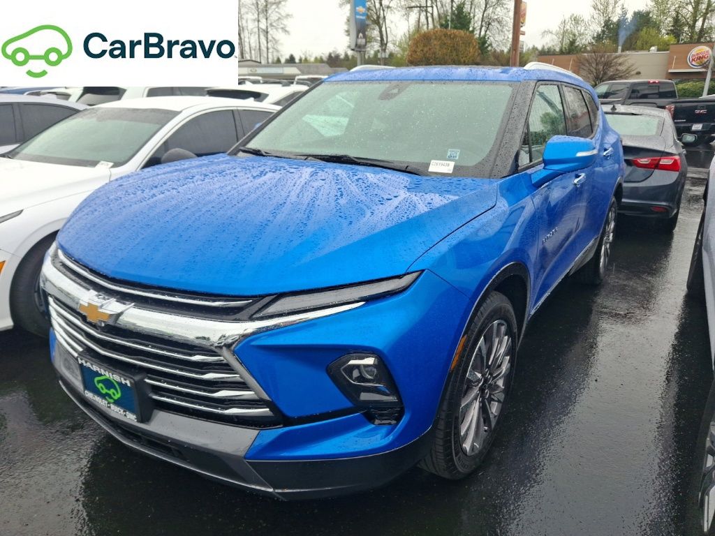 Riptide Blue Metallic 2025 Chevrolet Blazer Premier AWD SUV / Crossover All-Wheel Drive 9-Speed Automatic Overdrive