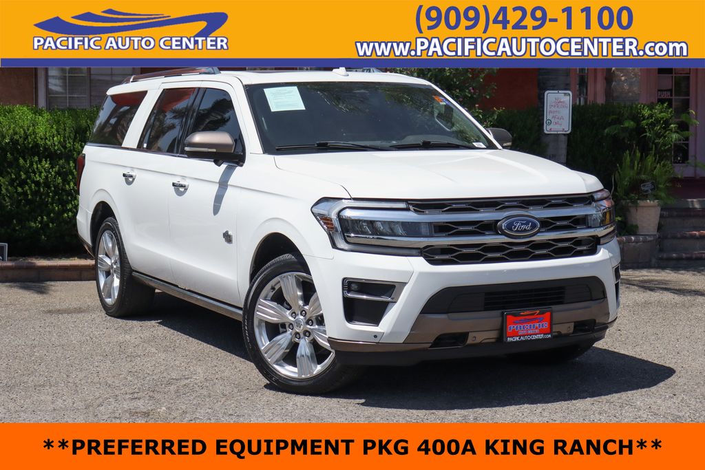 White Metallic 2022 Ford Expedition SUV / Crossover Four-Wheel Drive Automatic