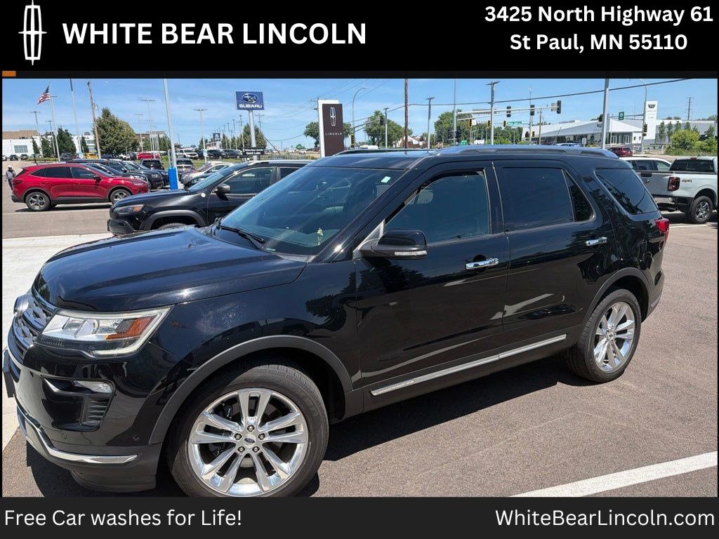 Shadow Black 2018 Ford Explorer SUV / Crossover All-Wheel Drive 6-Speed Automatic