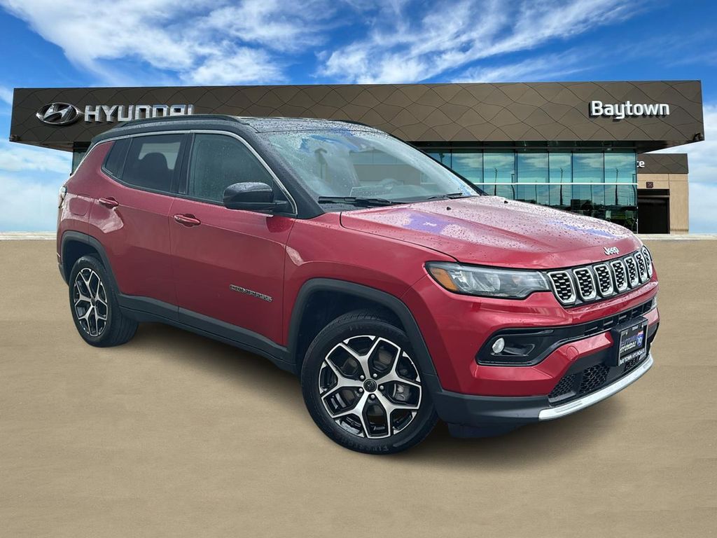2025 Jeep Compass Limited Red at Classic Elite Chevrolet Sugar Land