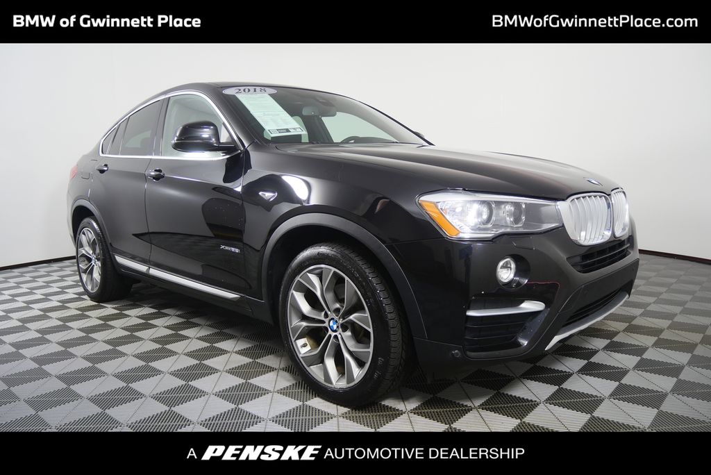 Black Sapphire Metallic 2018 BMW X4 SUV / Crossover All-Wheel Drive 8-Speed Automatic
