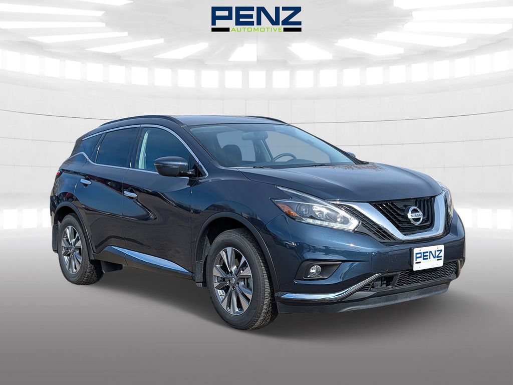 Arctic Blue Metallic 2018 Nissan Murano SV AWD SUV / Crossover All-Wheel Drive Continuously Variable Transmission