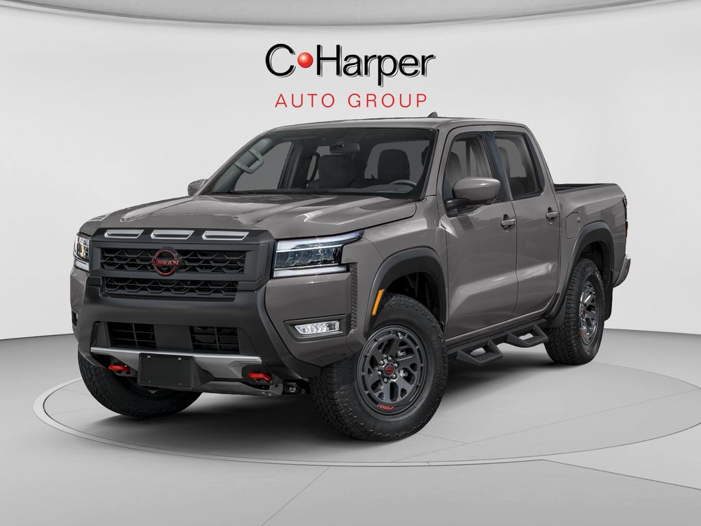 Gray (Gun Metallic) 2026 Nissan Frontier Pickup Truck Four-Wheel Drive 9-Speed Automatic Overdrive