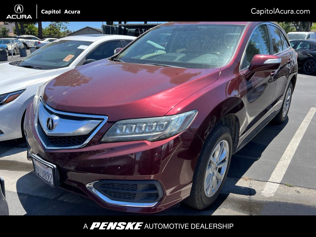 Basque Red Pearl 2018 Acura RDX SUV / Crossover All-Wheel Drive 6-Speed Automatic