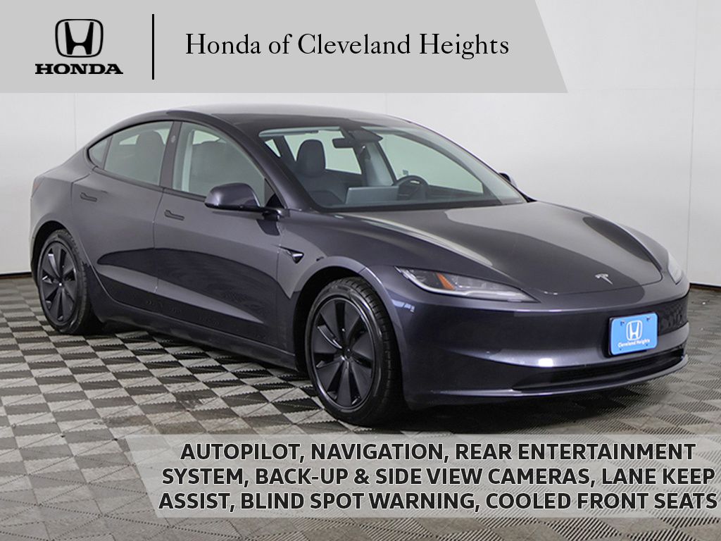 Stealth Gray 2024 Tesla Model 3 Sedan All-Wheel Drive 1-Speed Automatic