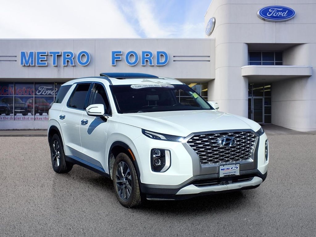 Hyper White 2022 Hyundai Palisade SUV / Crossover Front-Wheel Drive 8-Speed Automatic