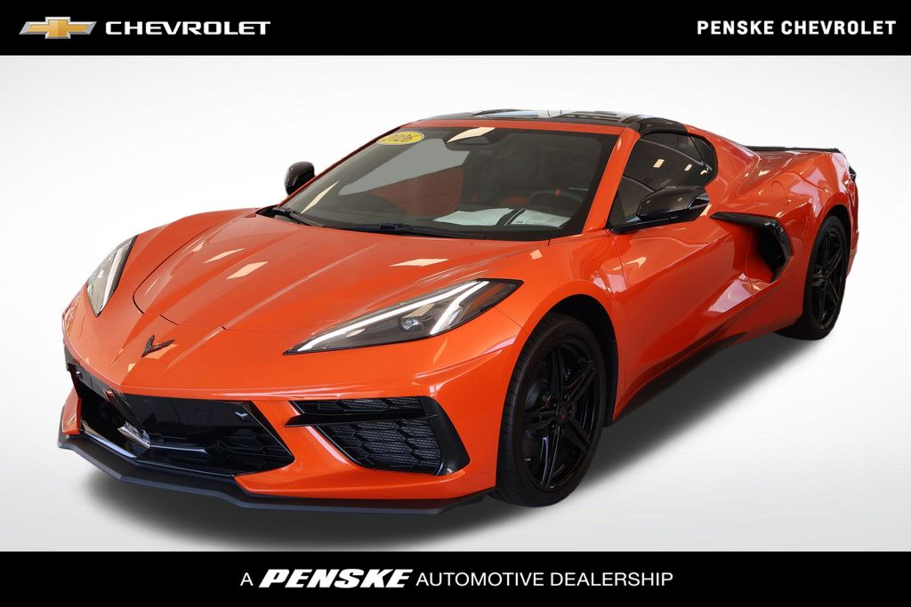 Orange 2026 Chevrolet Corvette Coupe Rear-Wheel Drive 8-Speed Dual Clutch