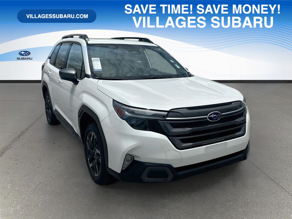Crystal White Pearl 2026 Subaru Forester SUV / Crossover All-Wheel Drive Continuously Variable Transmission
