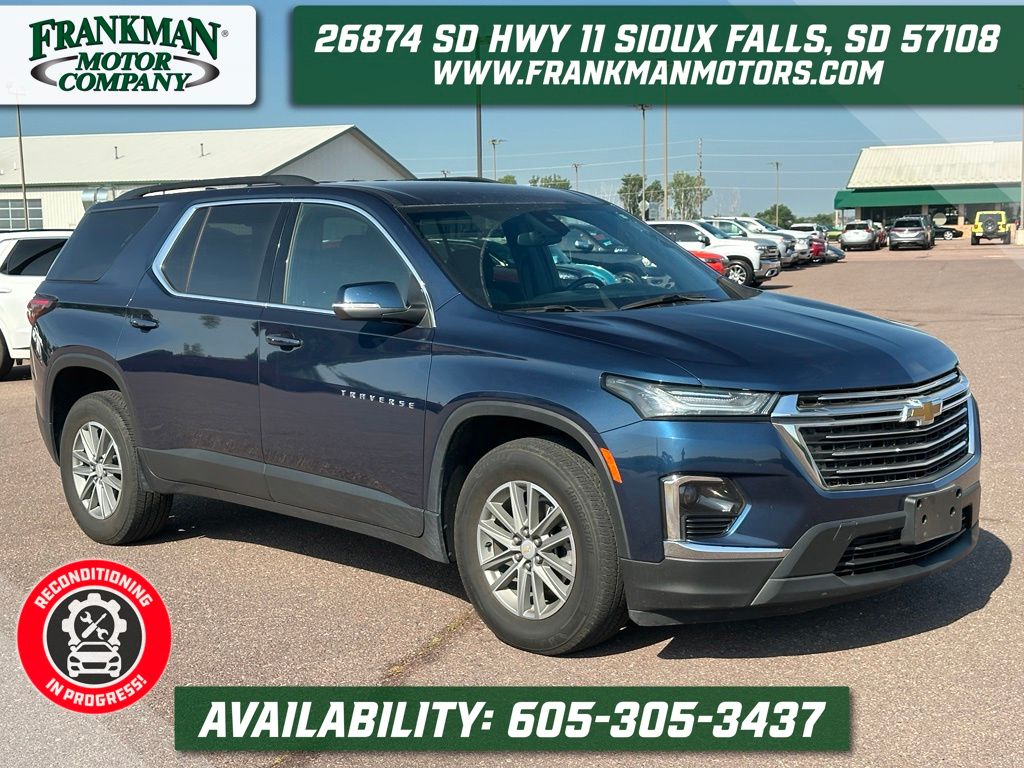 Northsky Blue Metallic 2023 Chevrolet Traverse SUV / Crossover Four-Wheel Drive 9-Speed Automatic