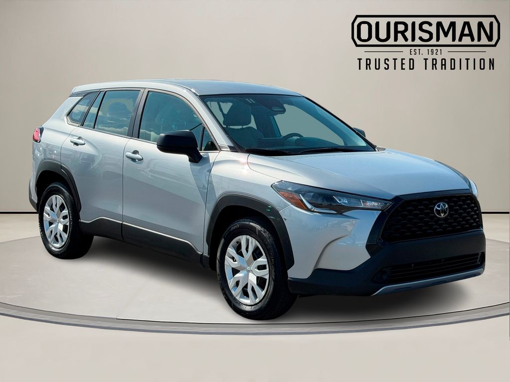 Silver 2024 Toyota Corolla Cross L AWD SUV / Crossover All-Wheel Drive Continuously Variable Transmission