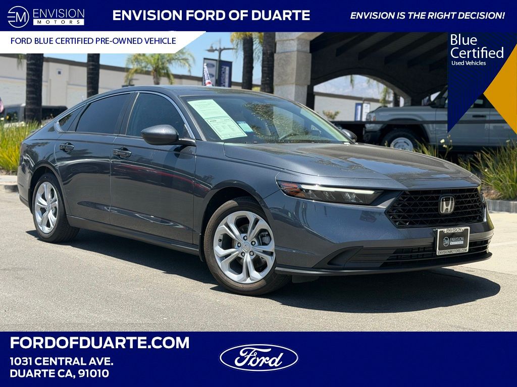 Meteorite Gray Metallic 2024 Honda Accord Sedan Front-Wheel Drive Continuously Variable Transmission