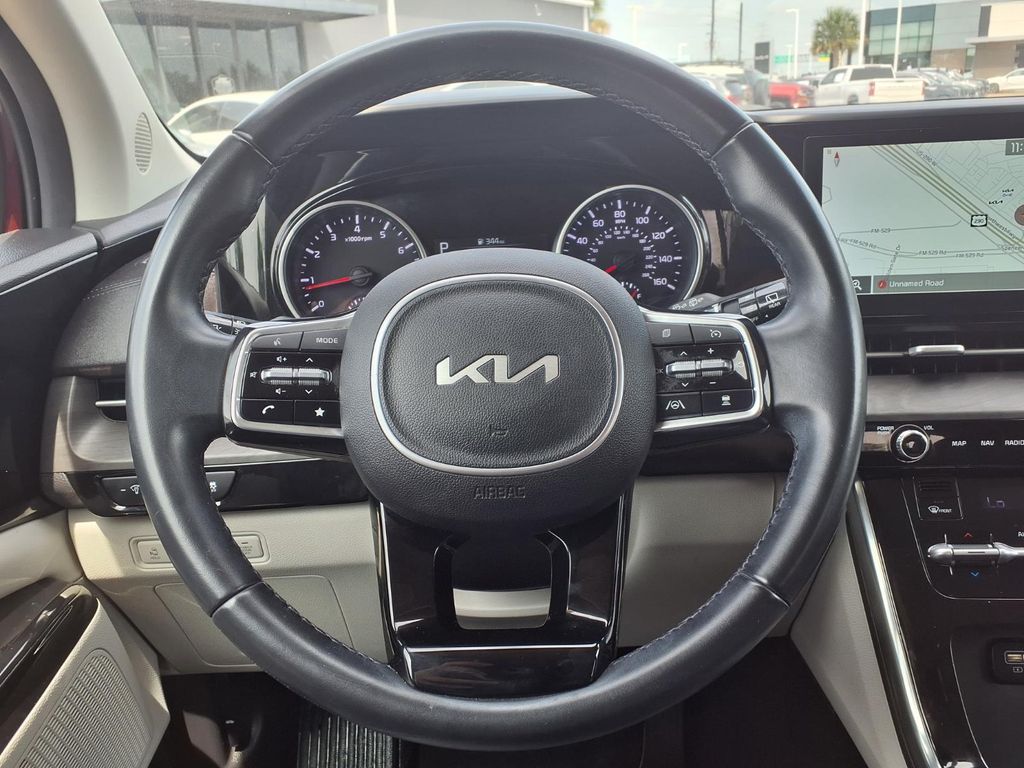 2022 Kia Carnival EX Red at Joe Myers Mazda Kia