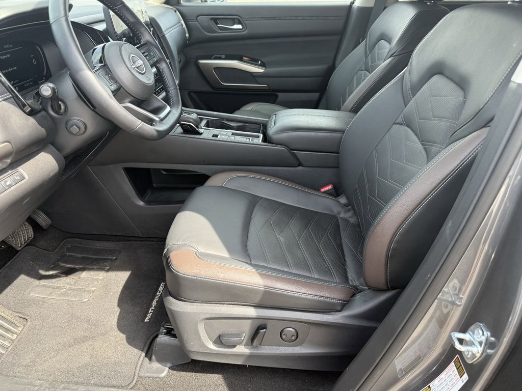 2025 Nissan Pathfinder Platinum Gray at Texan Dodge Chrysler Jeep Ram