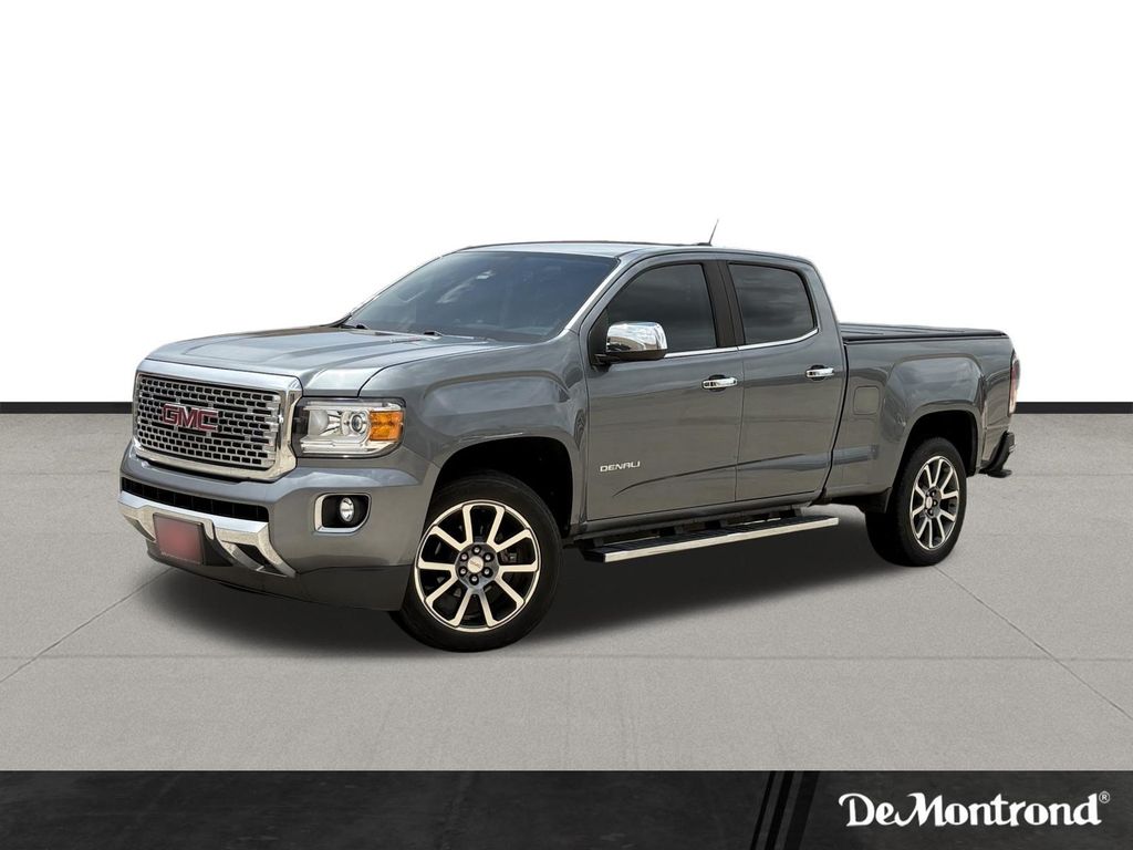 Gray (Satin Steel Metallic) 2019 GMC Canyon Pickup Truck Four-Wheel Drive 6-Speed Automatic