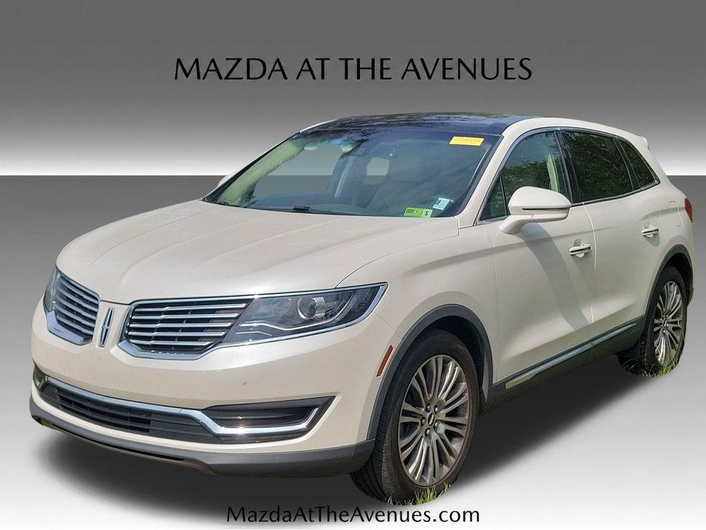 White Platinum Clearcoat Metallic 2018 Lincoln MKX SUV / Crossover All-Wheel Drive 6-Speed Automatic