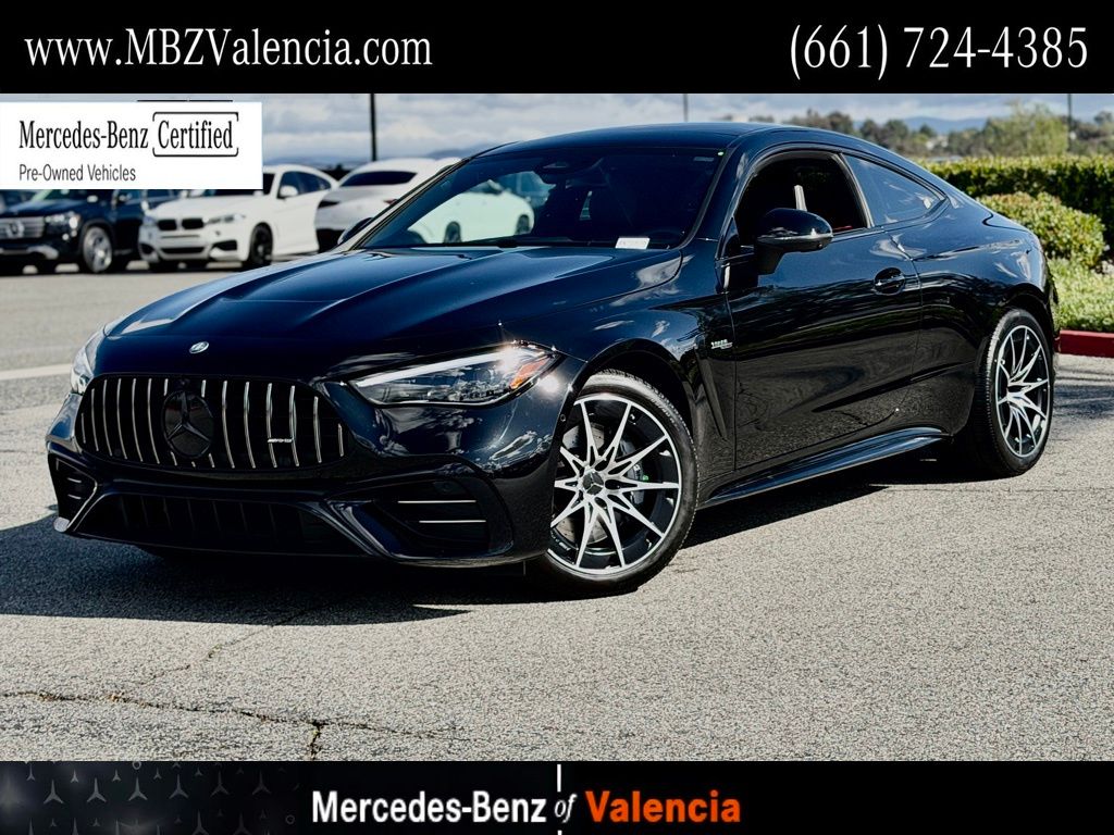 Black 2025 Mercedes-Benz CLE AMG CLE 53 4MATIC Coupe All-Wheel Drive 9-Speed Automatic