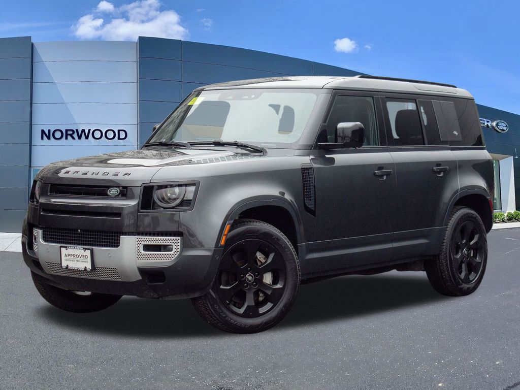 Carpathian Gray Premium Metallic 2023 Land Rover Defender 110 SE AWD SUV / Crossover All-Wheel Drive 8-Speed Automatic