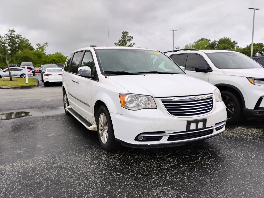 Bright White Clearcoat 2015 Chrysler Town & Country Limited FWD Minivan Front-Wheel Drive 6-Speed Automatic