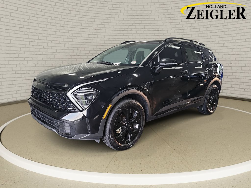 Ebony Black 2025 Kia Sportage SUV / Crossover All-Wheel Drive 8-Speed Automatic