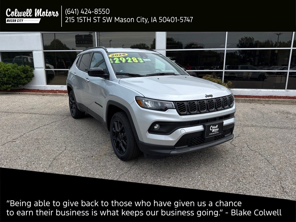 Silver Zynith Metallic Clearcoat 2026 Jeep Compass SUV / Crossover Four-Wheel Drive 8-Speed Automatic