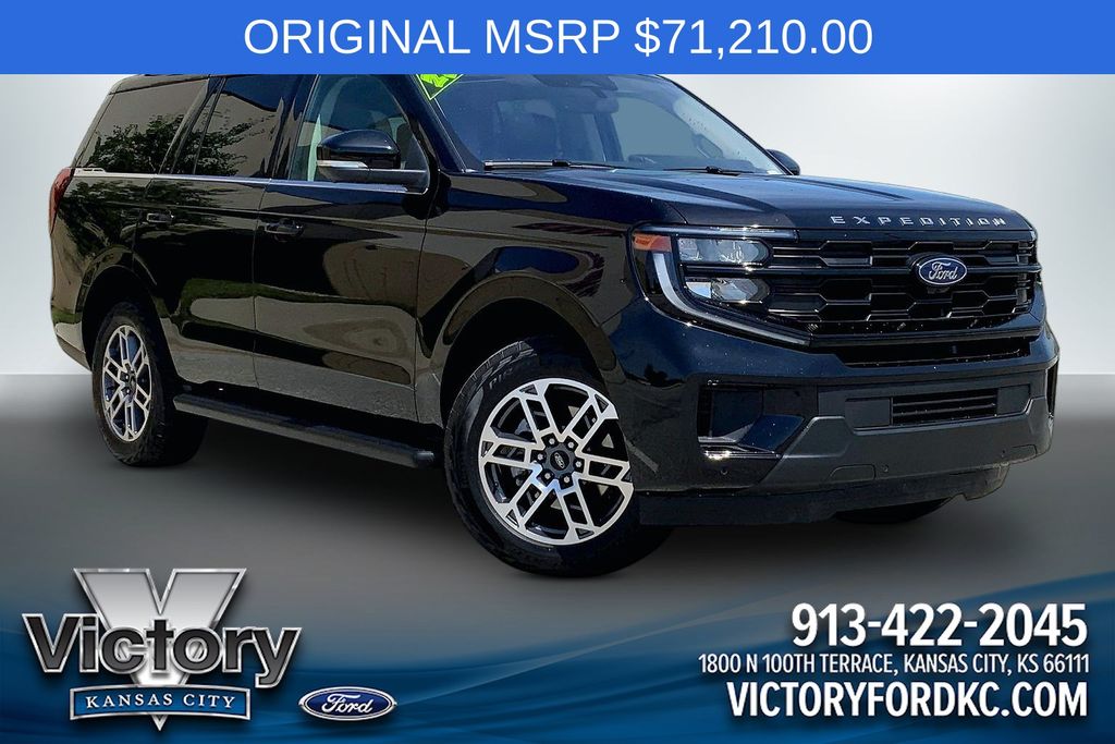 Agate Black Metallic 2025 Ford Expedition SUV / Crossover Four-Wheel Drive Automatic
