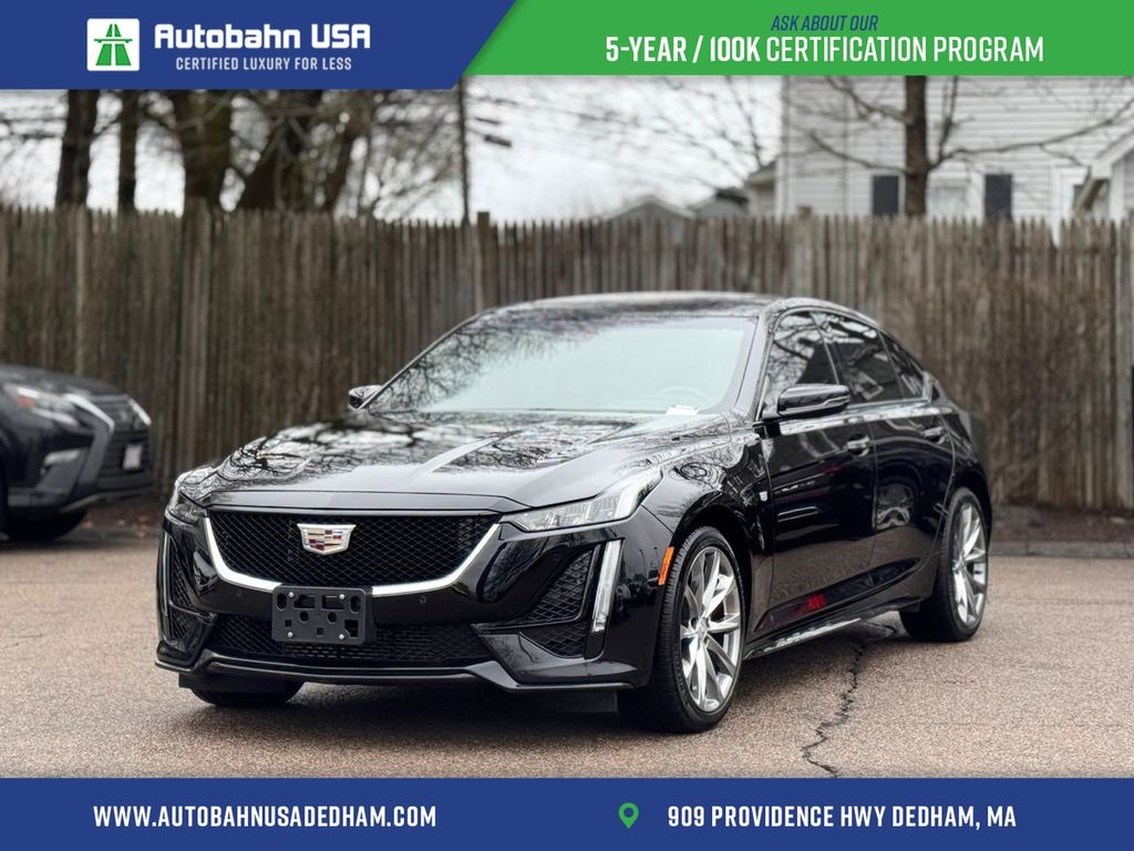 Black 2024 Cadillac CT5 Sport AWD Sedan All-Wheel Drive Automatic