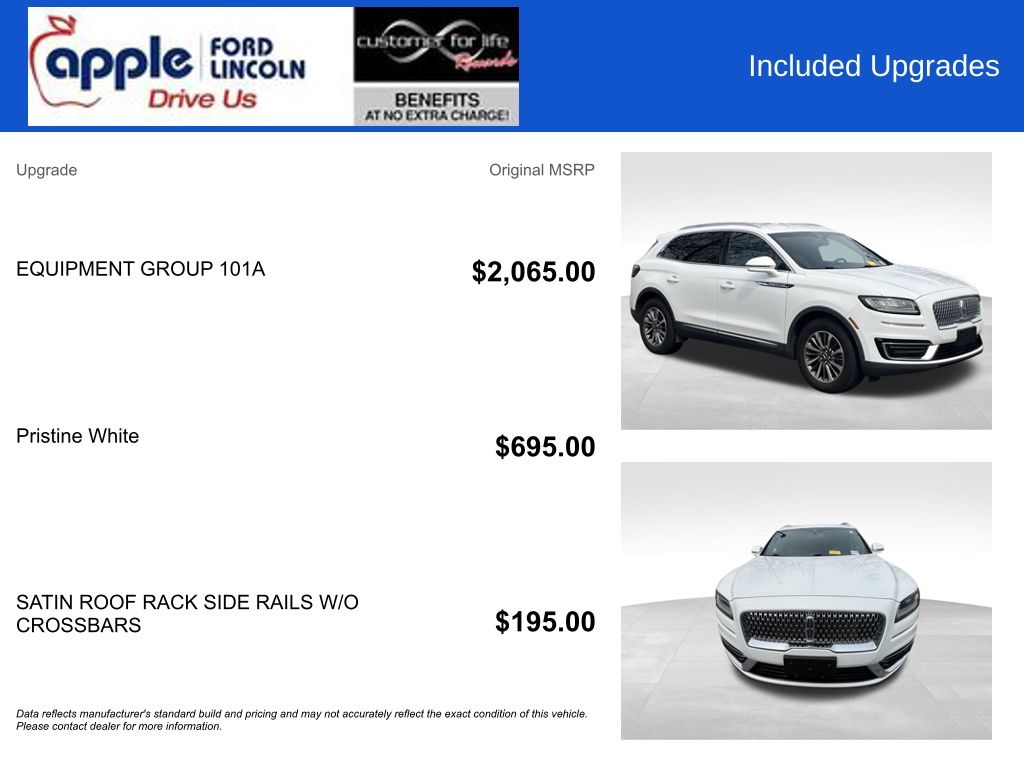 2020 Lincoln Nautilus Standard