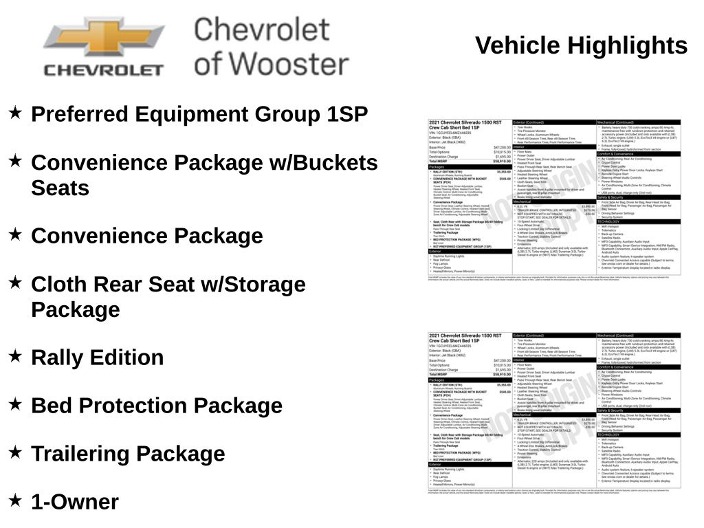 2021 Chevrolet Silverado 1500 RST - Image 2