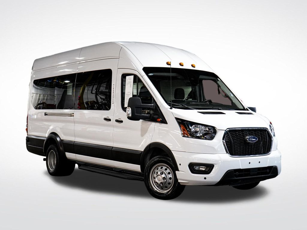 Oxford White 2024 Ford Transit Passenger Van Rear-Wheel Drive