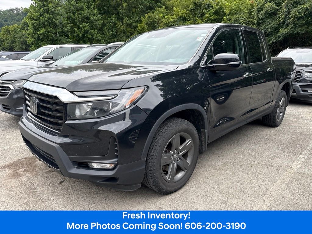 Black 2023 Honda Ridgeline Pickup Truck All-Wheel Drive 9-Speed Automatic