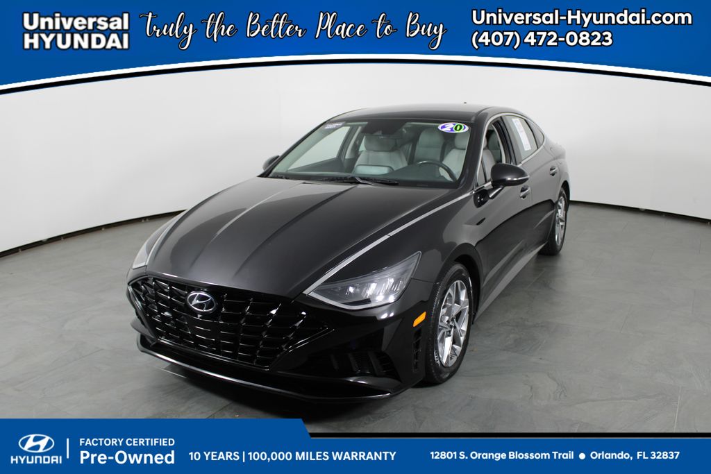 Phantom Black 2020 Hyundai Sonata Sedan Front-Wheel Drive 8-Speed Automatic Overdrive