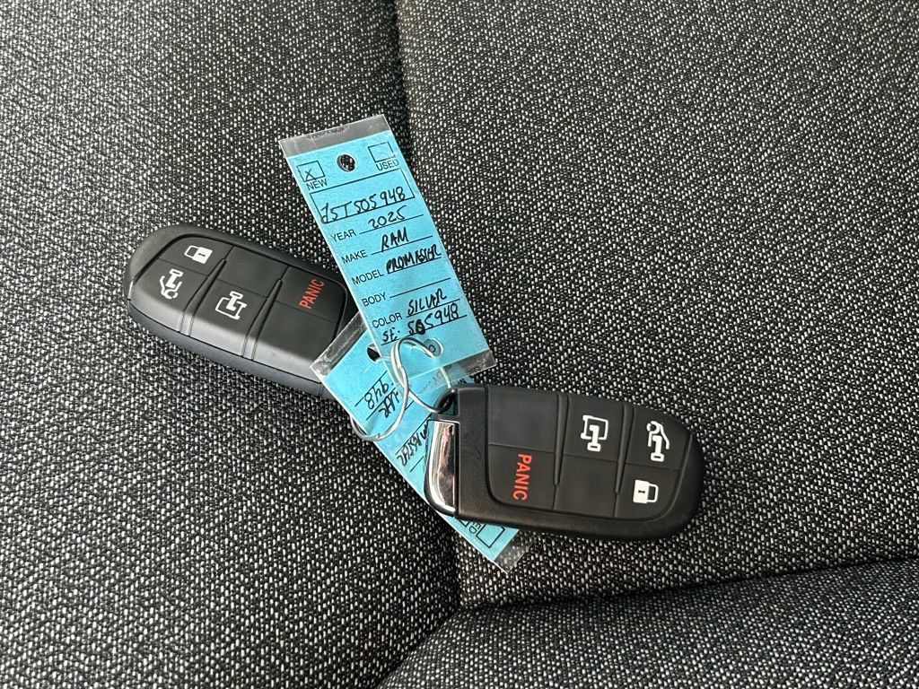 Used 2025 Bright Silver Metallic Clearcoat Ram Base image 38