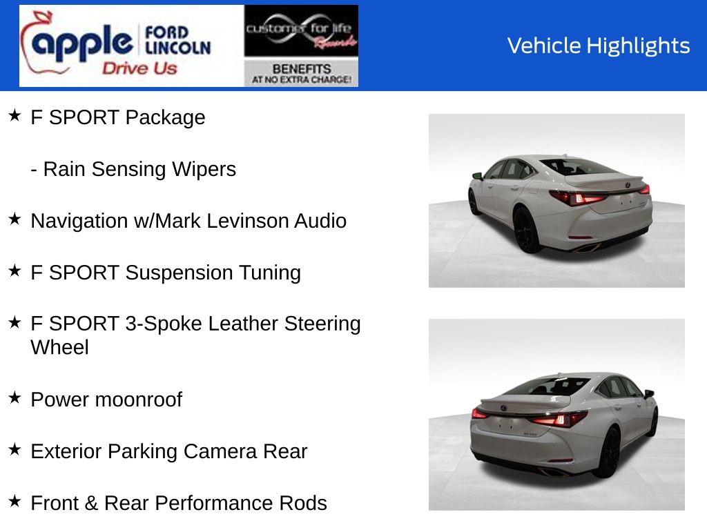 2022 Lexus ES 350 F SPORT