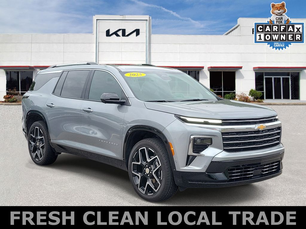 Sterling Gray Metallic 2025 Chevrolet Traverse High Country FWD SUV / Crossover Front-Wheel Drive 8-Speed Automatic