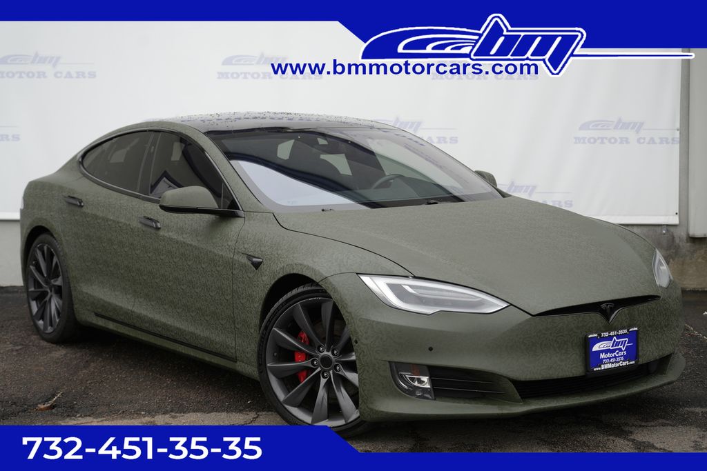 Black 2020 Tesla Model S Performance AWD Sedan All-Wheel Drive 1-Speed Automatic