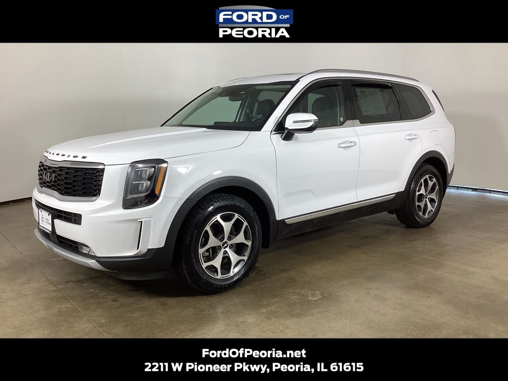 Glacial White Pearl 2022 Kia Telluride SUV / Crossover All-Wheel Drive 8-Speed Automatic