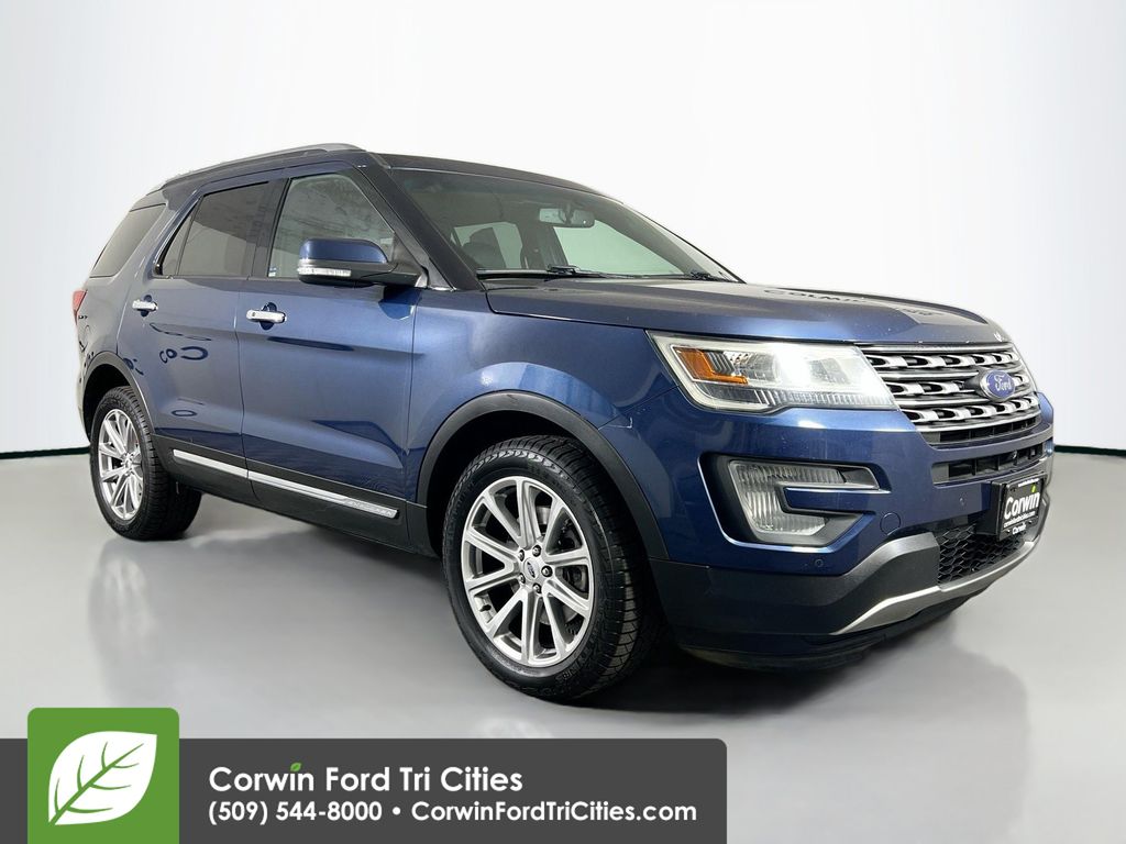 Blue Jeans Metallic 2017 Ford Explorer SUV / Crossover All-Wheel Drive 6-Speed Automatic